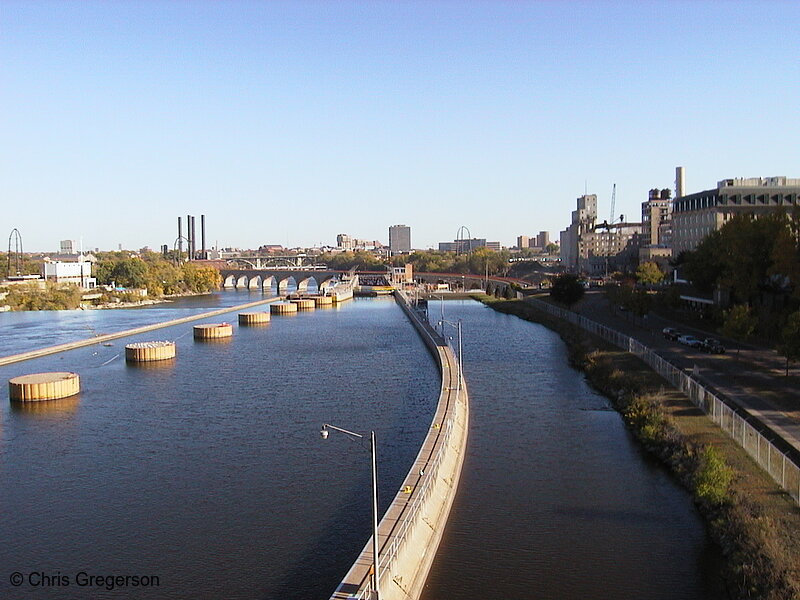 Photo of Mississippi River from Third Avenue Bridge(1043)