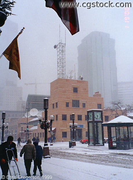 Photo of Nicollet Mall and 11th Street(snowing)(105)