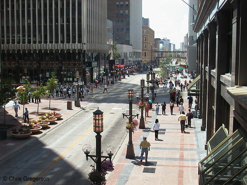 Photo of Nicollet Mall and 8th from Overhead(1619)