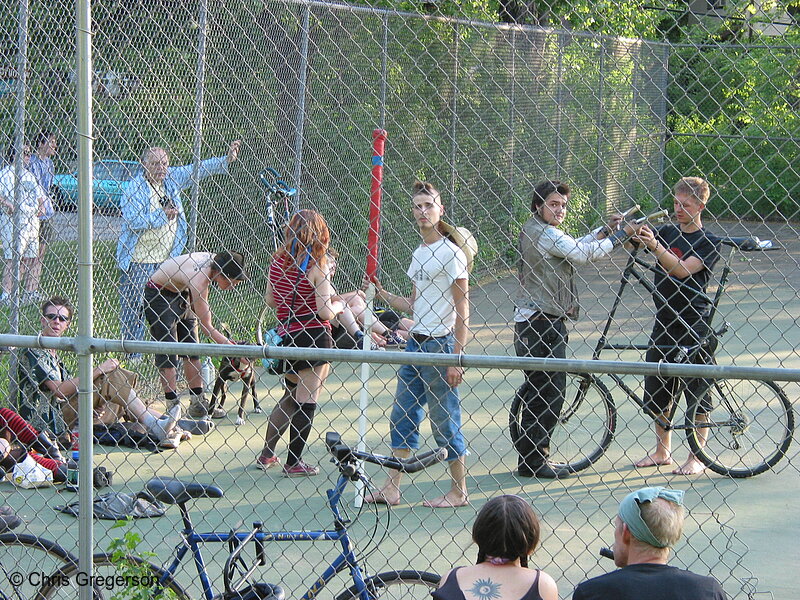 Photo of Kids on Tennis Court(2035)