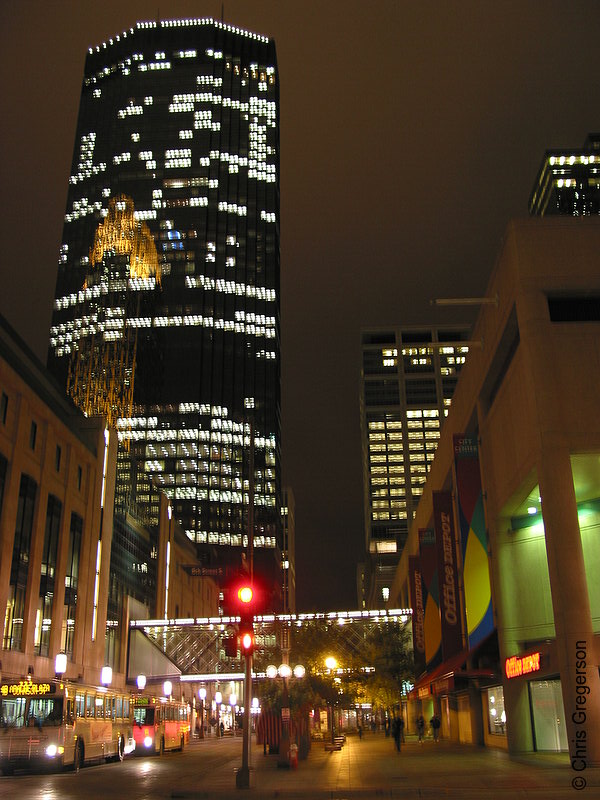 Photo of IDS and Nicollet Mall at Night(2460)