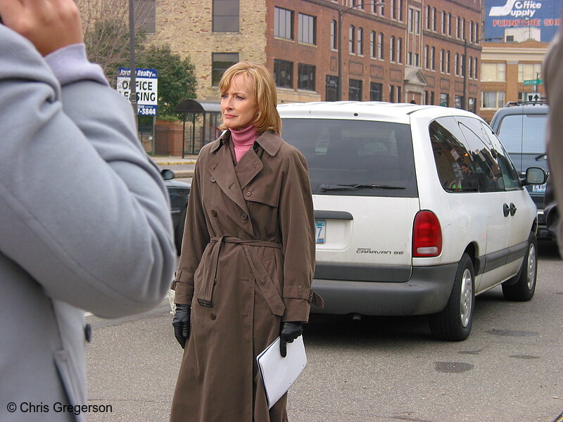Photo of Reporter Judy Woodruff in St. Paul(2489)