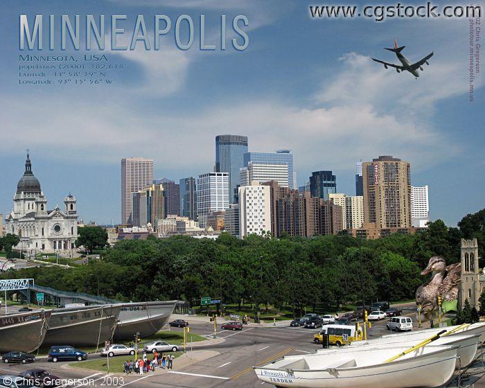 Photo of Minneapolis Skyline Collage(2716)