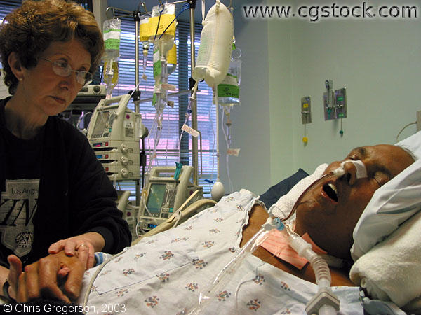 Photo of Mother and Son in Intensive Care Unit(2746)