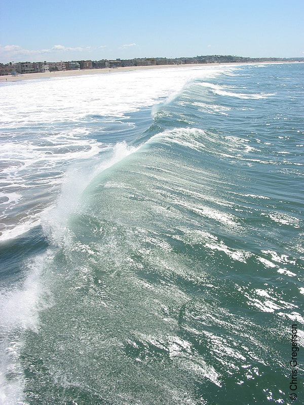 Photo of Ocean Surf from the Venice Pier(2768)