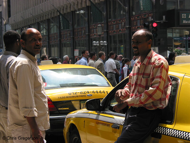 Photo of Taxi Driver on Nicollet Mall(2800)