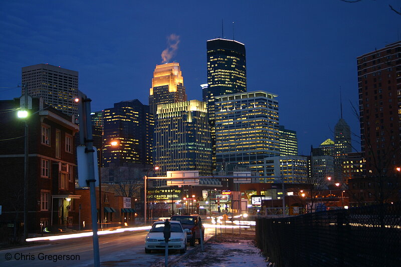 Photo of Downtown Minneapolis at Night(2892)