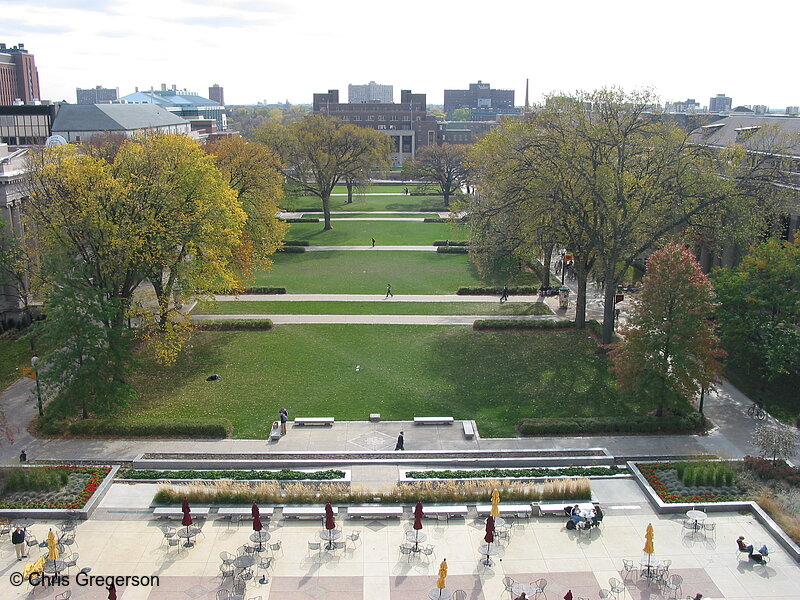 Photo of Northrop Mall from Overhead(2946)