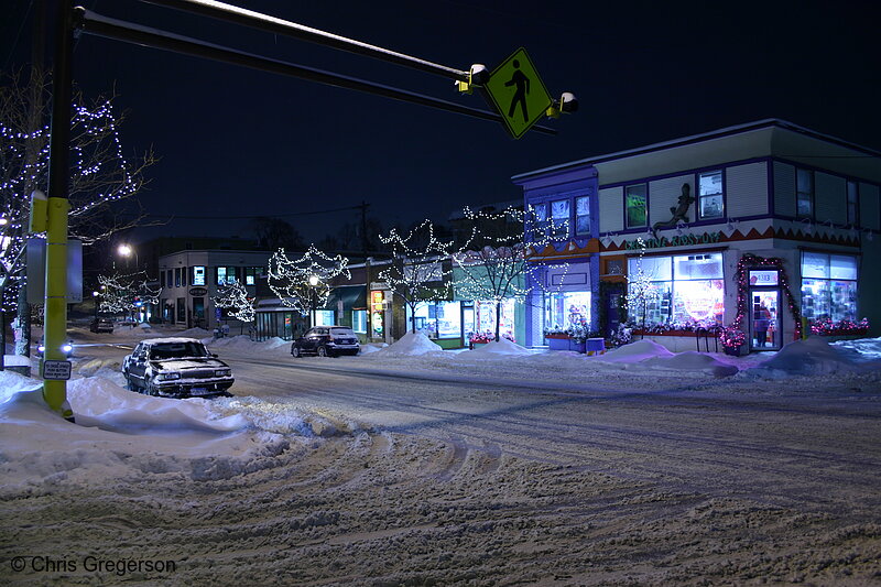 Photo of Linden Hills at Night in Winter(3056)