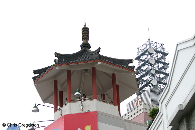 Photo of Pagoda and Communications Tower(3250)