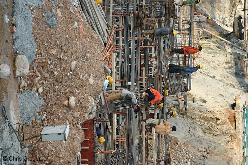 Photo of Construction Workers, Rebar(3299)