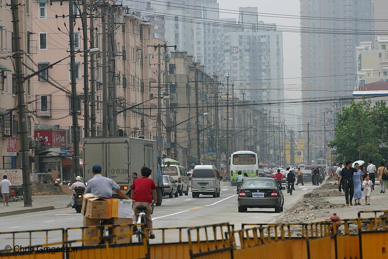 Photo of Street in Pudong, Shanghai, China(3404)