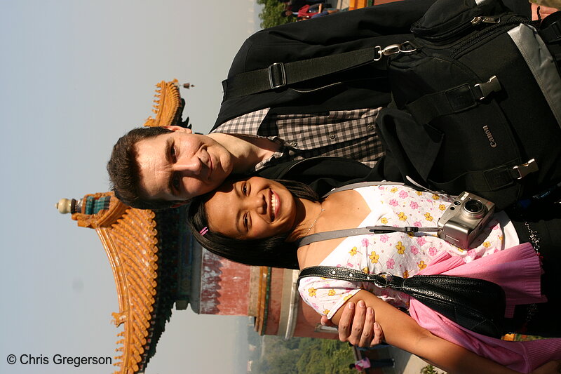 Photo of Couple at the Summer Palace, Beijing, China(4156)