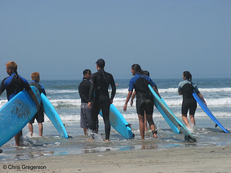 Photo of Surfing Class, Oceanside, California(4283)