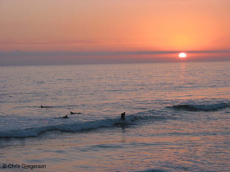 Photo of Surfering at Sunset(4363)
