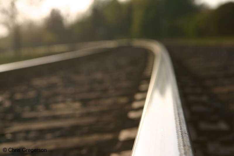 Photo of Close-up of Rail on Train Tracks(4505)