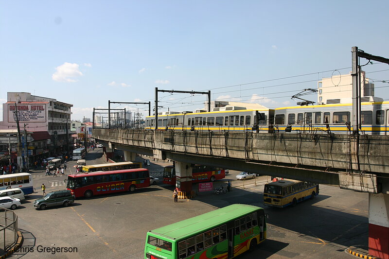 Photo of Taft Avenue and Light Rail Line, Manila(4548)