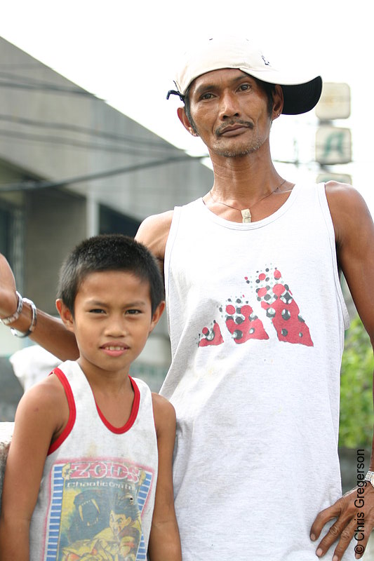 Photo of Father and Son, Manila, the Philippines(4585)