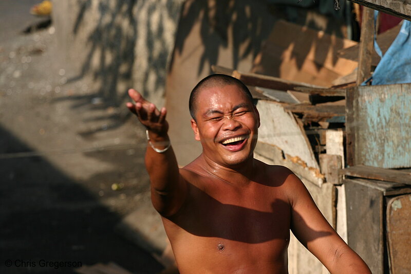 Photo of Filipino Man Laughing(4600)