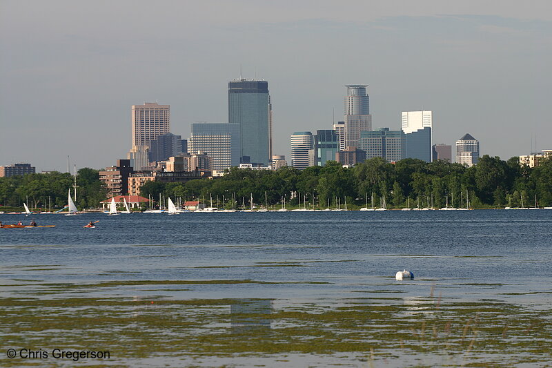 Photo of Minneapolis Skyline and Lake Calhoun(4650)