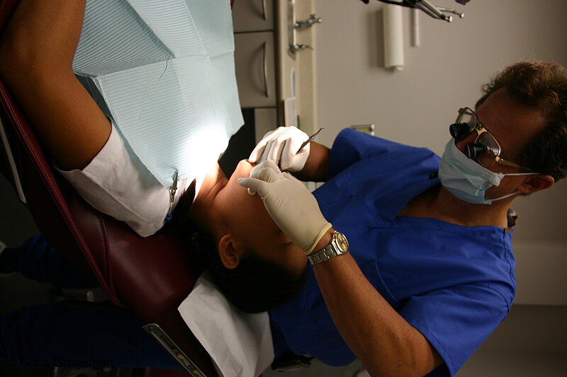 Photo of Dentist Checking a Woman's Teeth(4996)