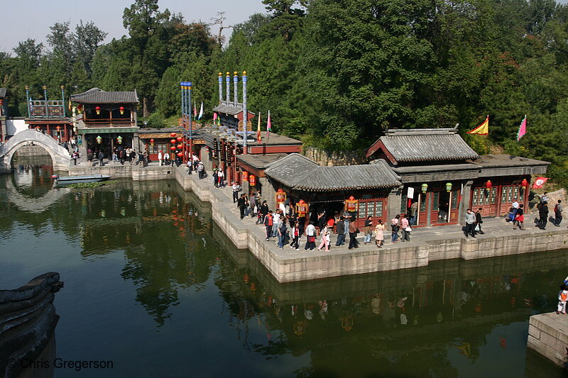Photo of Back Lake and Suzhou Street, Summer Palace, Beijing(5158)
