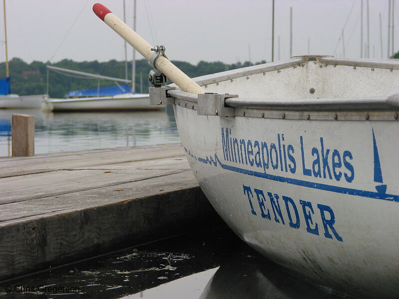 Photo of Tender Rowboat Docket at Lake Harriet, Minneapolis(5244)