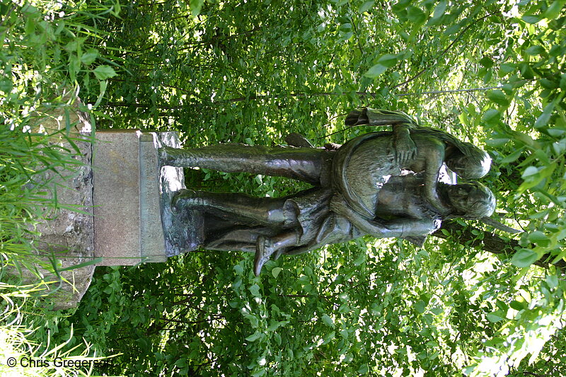 Photo of Statue of Nokomis and Hiawatha in Minnehaha Park(5458)