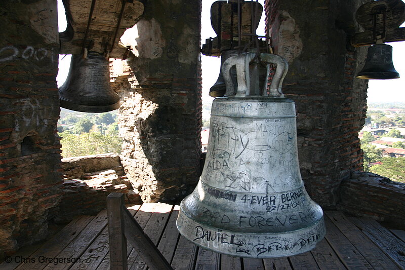 Photo of Bells in the Belfry Tower of Vigan, Ilocos Sur, Philippines(5563)