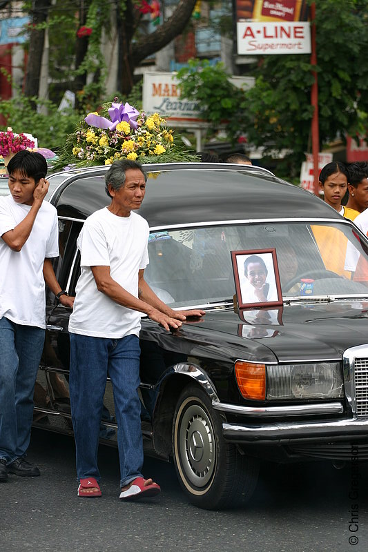 Photo of Filipino boy's funeral in Angeles City, MacArthur, Pampanga, Philippines (5814)
