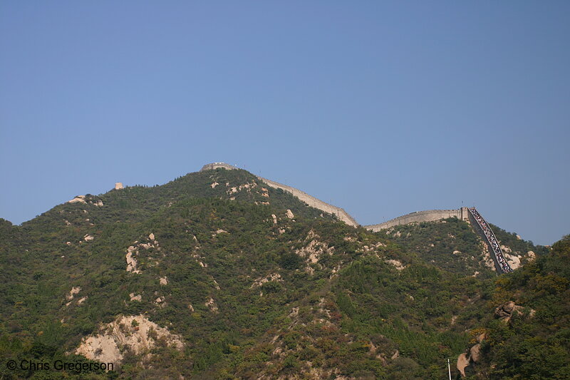 Photo of The Great Wall of China on the Crest of a Mountain(5852)