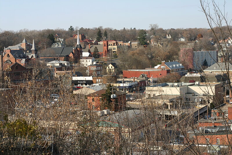 Photo of Downtown Stillwater, Minnesota, Viewed from Overhead(6298)