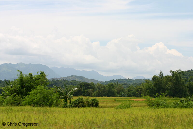 Photo of Farm Fields and Mountains of Ilocos Norte, the Philippines(6359)