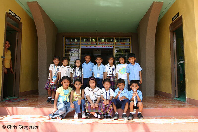 Photo of Kindergarden/Elementary School Students, ICFI, Badoc, Ilocos Norte(6694)