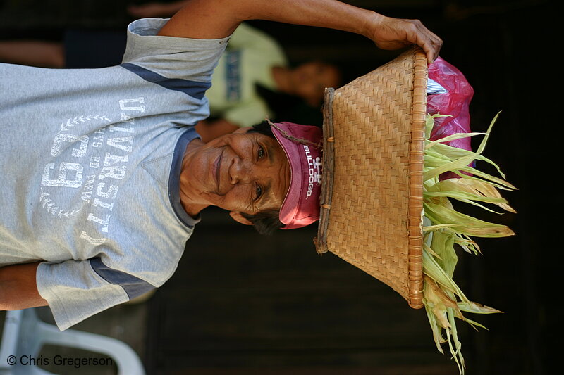 Photo of Ilocana Woman With Basket, Philippines(6705)