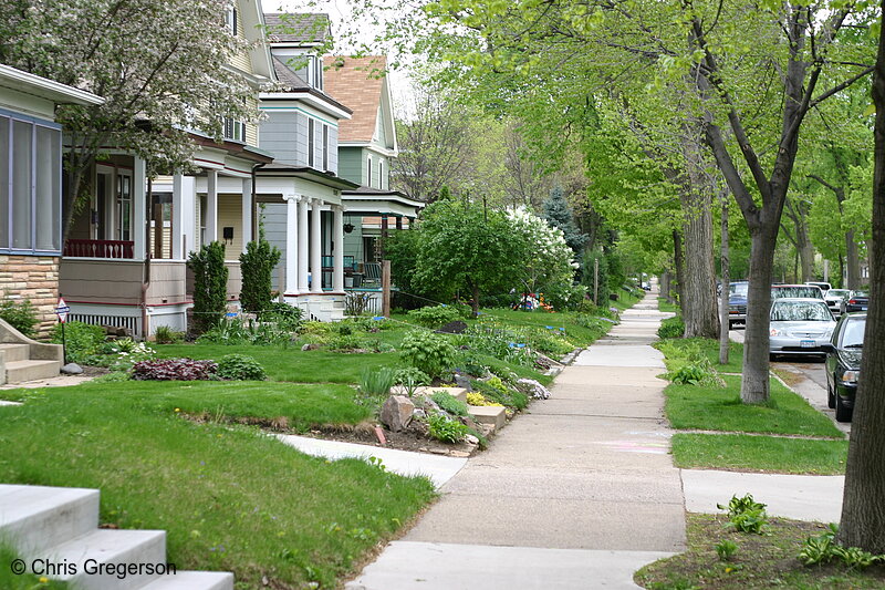 Photo of Residential Neighborhood Sidewalk(6835)
