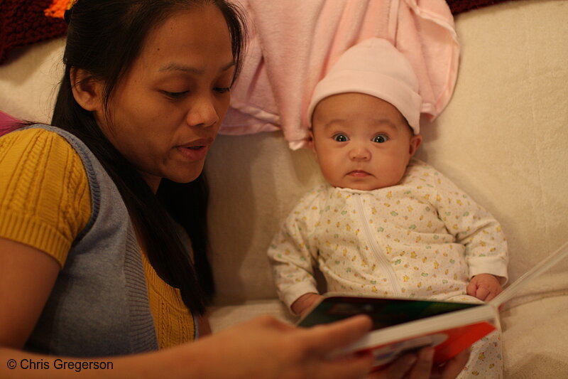 Photo of Arlene Reading to Athena(6999)