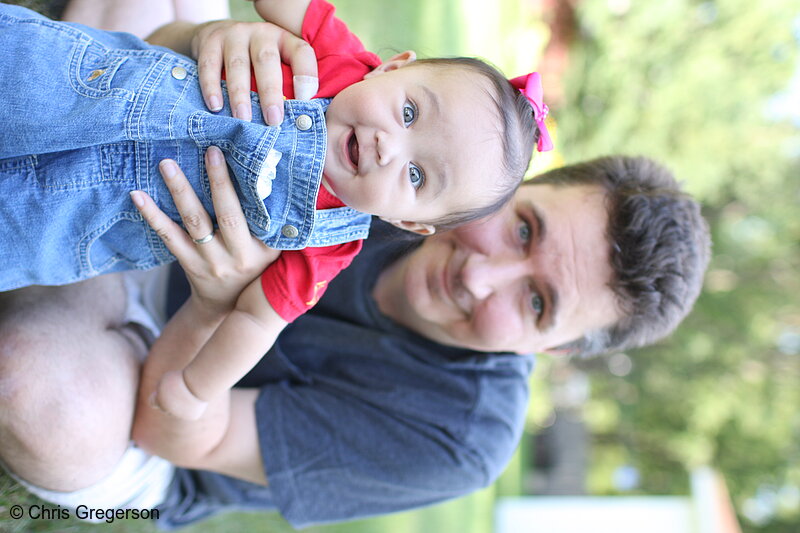 Photo of Baby Girl with Father(7090)