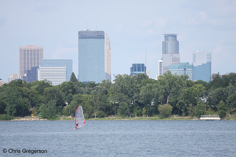 Photo of Minneapolis Skyline from Lake Calhoun(7094)