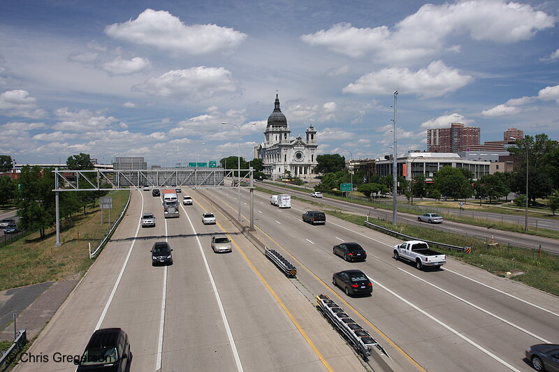 Photo of Interstate 94 at Loring Park in Minneapolis(7112)