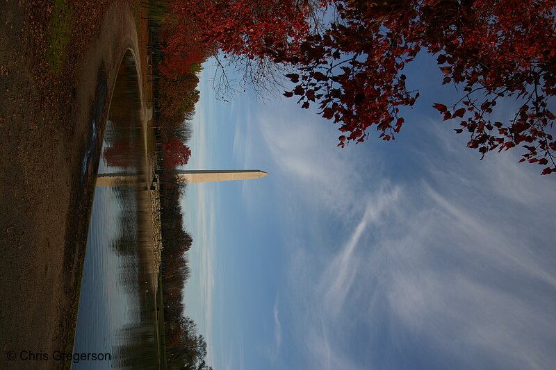 Photo of Washington Monument and Pond on the National Mall, DC(7167)
