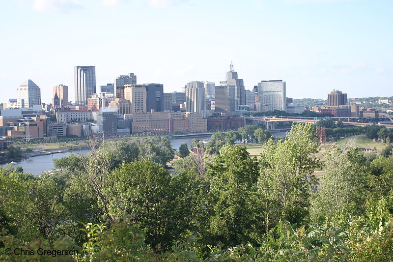 Photo of Downtown St. Paul and the Mississippi River(7255)