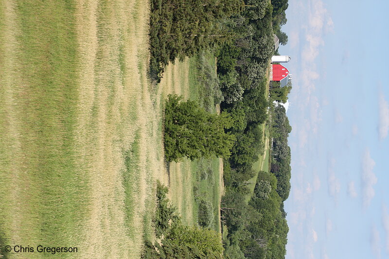 Photo of Red Barn and Silo in Chaska(7361)