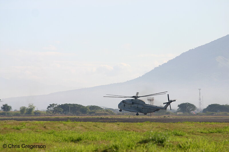 Photo of Sea Stallion Helicopter Taking off, Clark Air Base(7547)