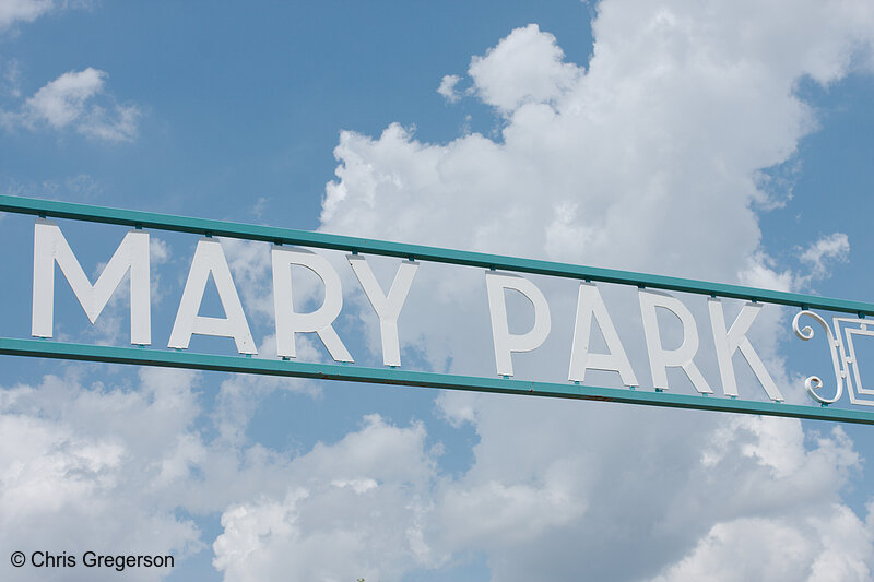 Photo of Mary Park Metal Sign, New Richmond, WI(7685)