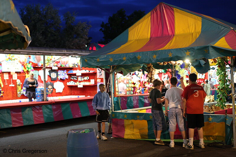 Photo of Carnival Games at the Fun Fest Midway(7722)