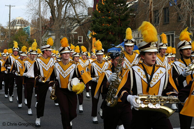 Photo of Minnesota Marching Band, Homecoming Parade(8037)