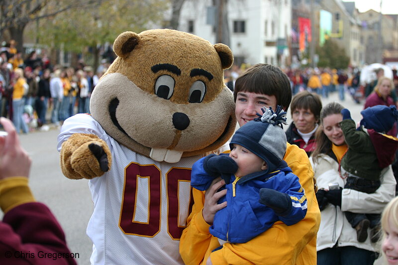 Photo of Goldy the Gopher, U of M Homecoming Parade(8039)