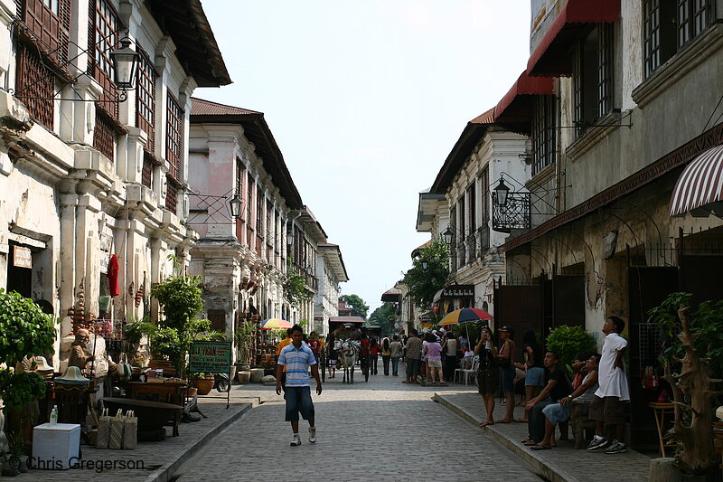 Photo of Crisologo Street in Vigan Heritage Village, Philippines(8063)