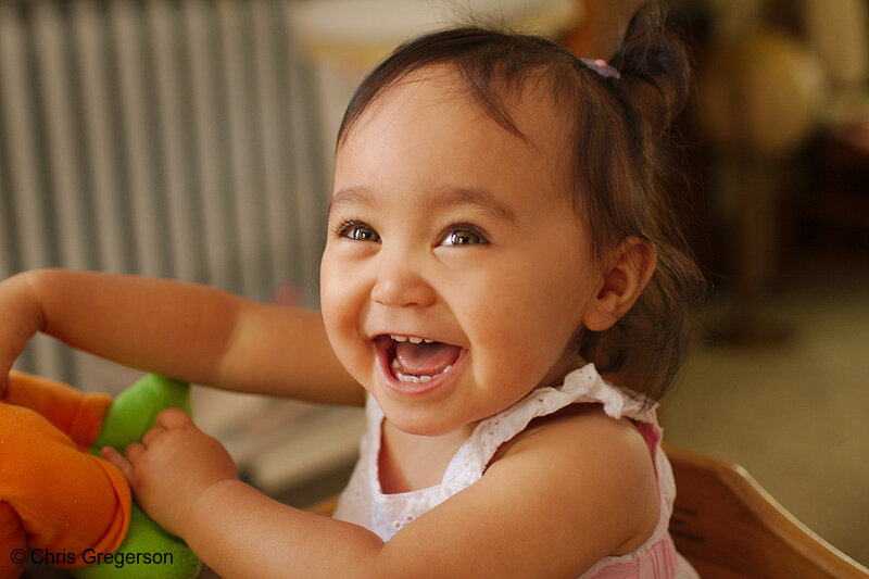 Photo of Athena Laughing in the Kitchen(8082)
